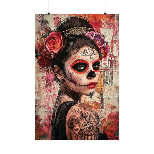 Day of the Dead 1 Matte Vertical Posters