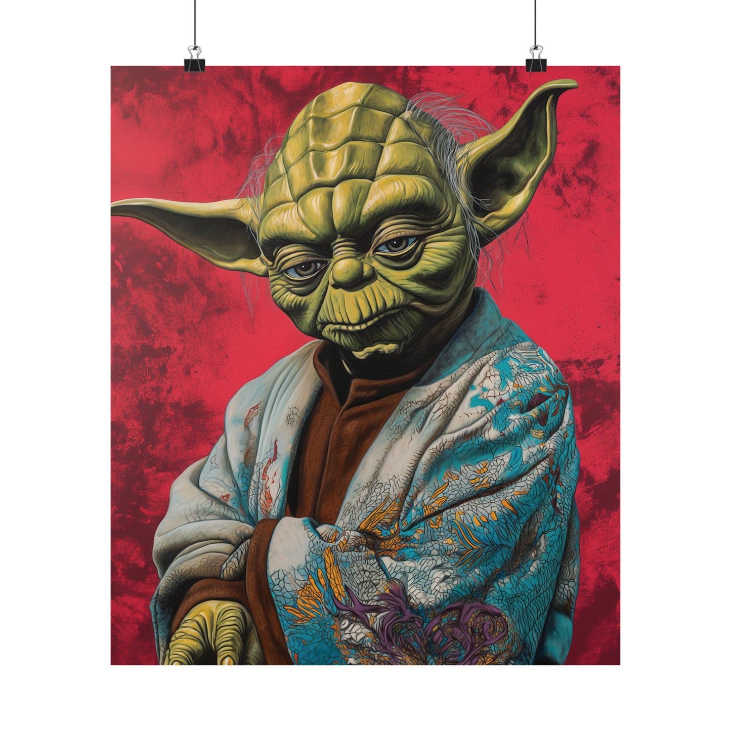 Yoda 2 Matte Vertical Posters