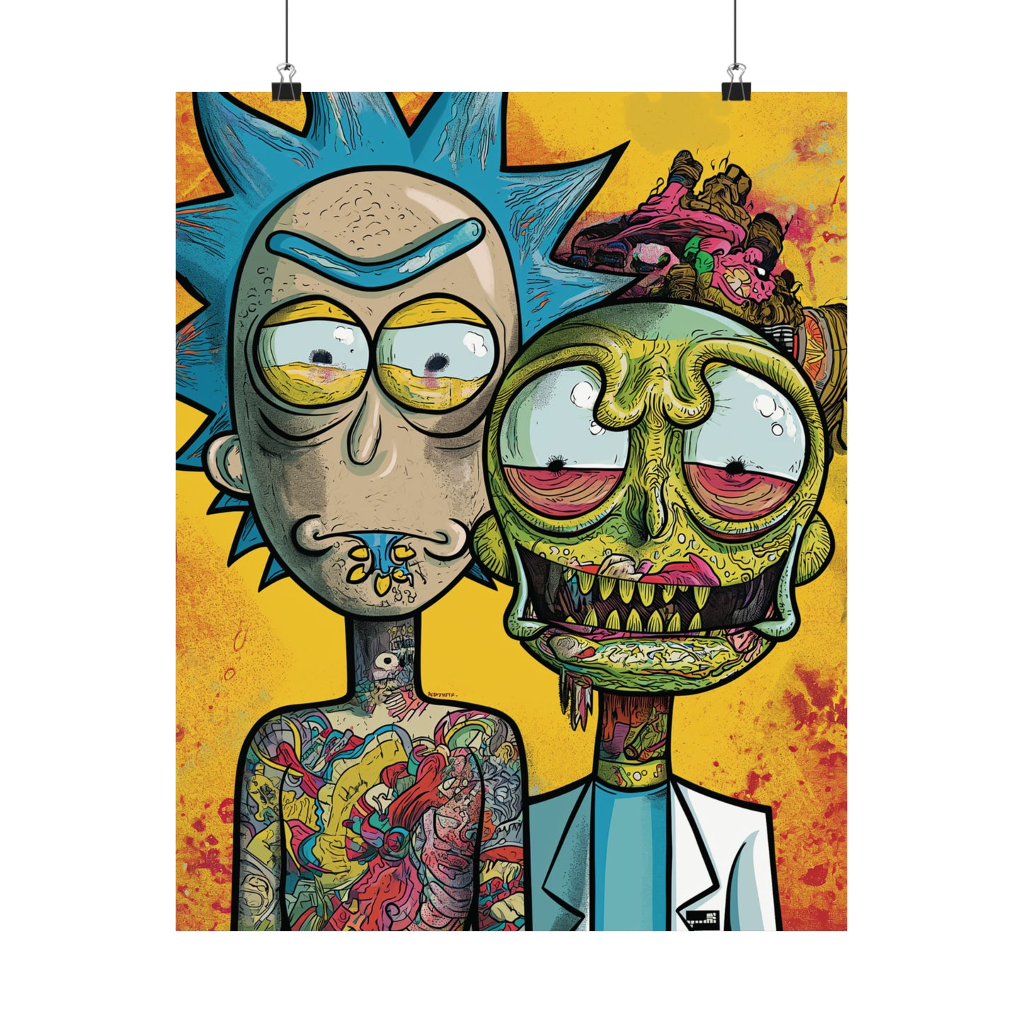 Rick 4 Matte Vertical Posters