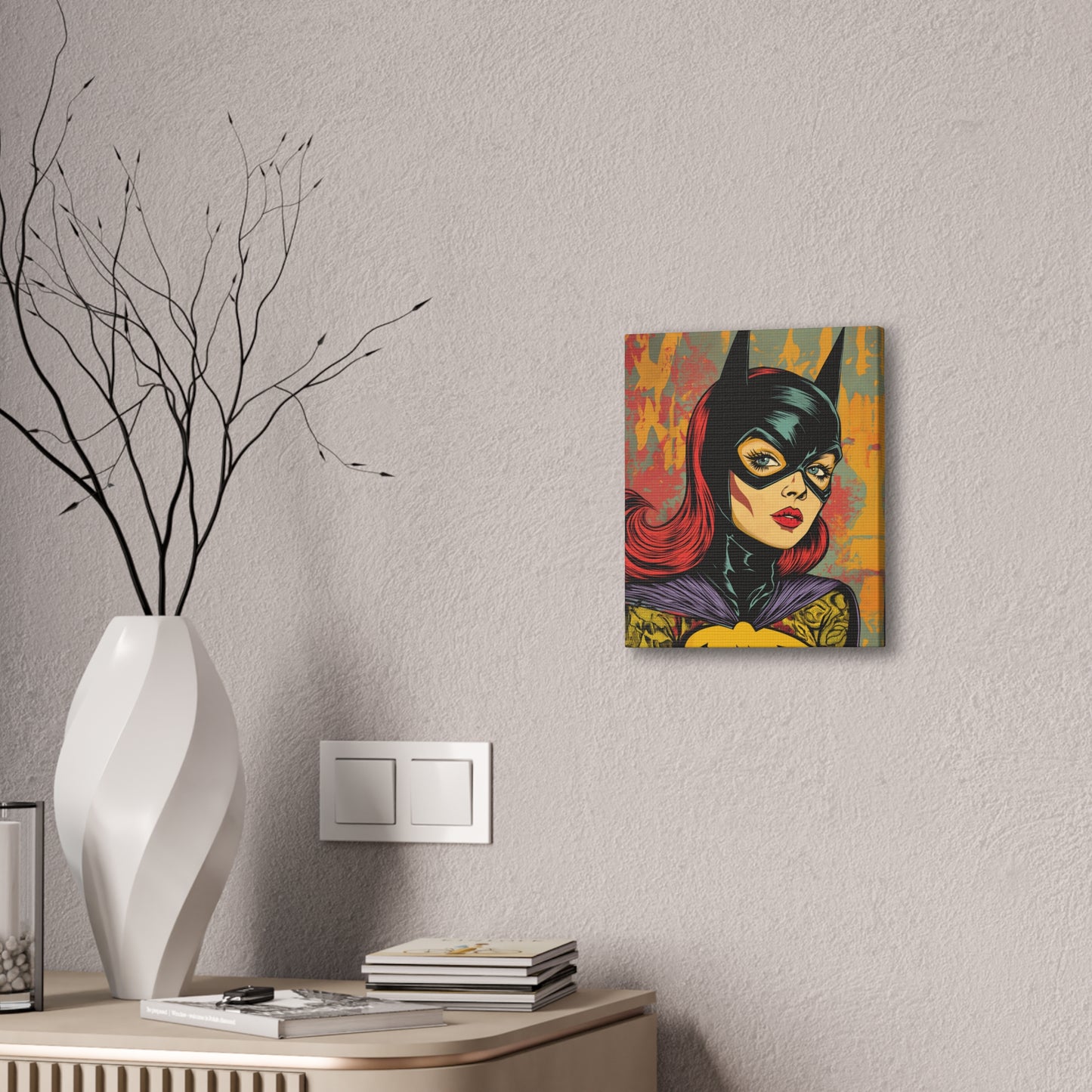 Batgirl 1 Canvas Stretched, 0.75"