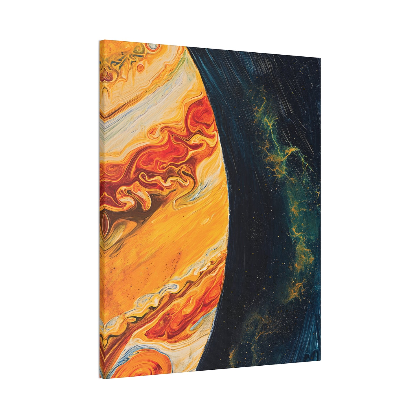 Oil 20 Jupiter Canvas Stretched, 0.75"