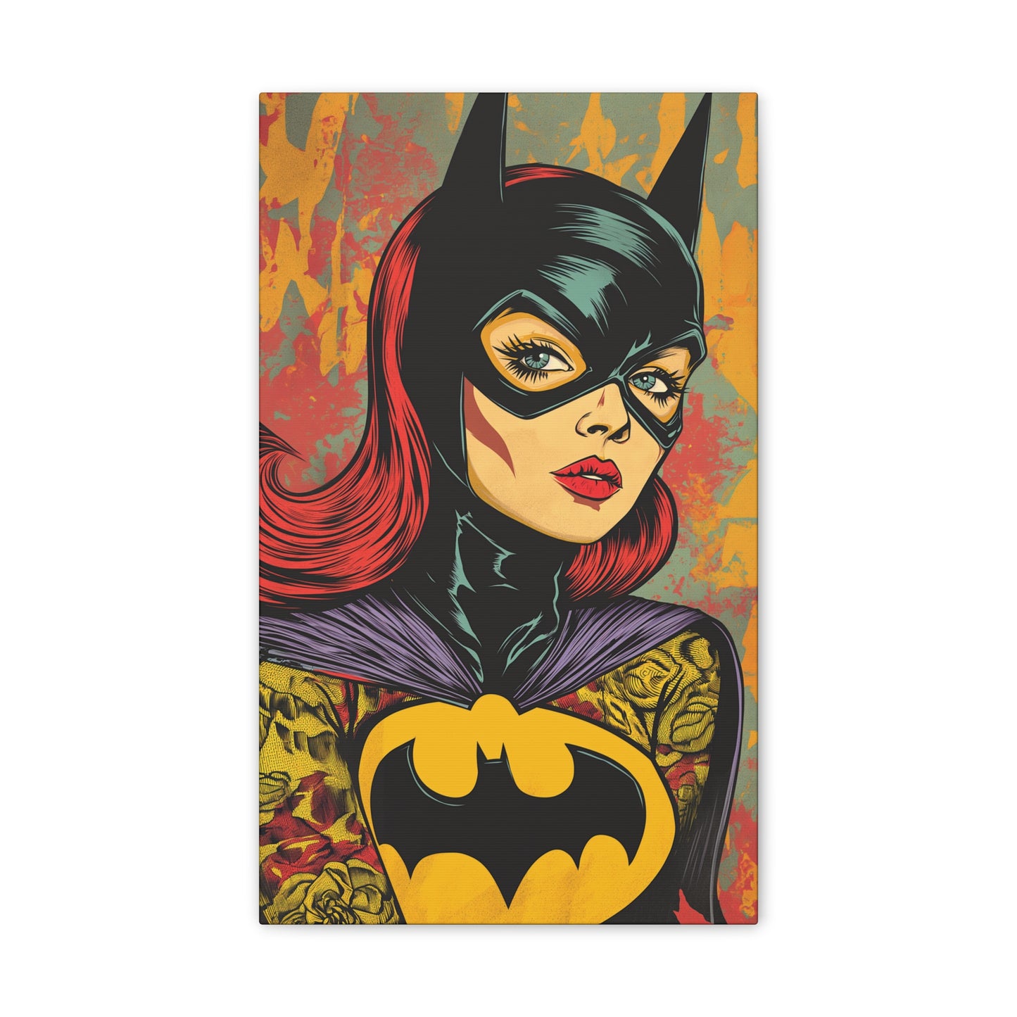 Batgirl 1 Canvas Stretched, 0.75"