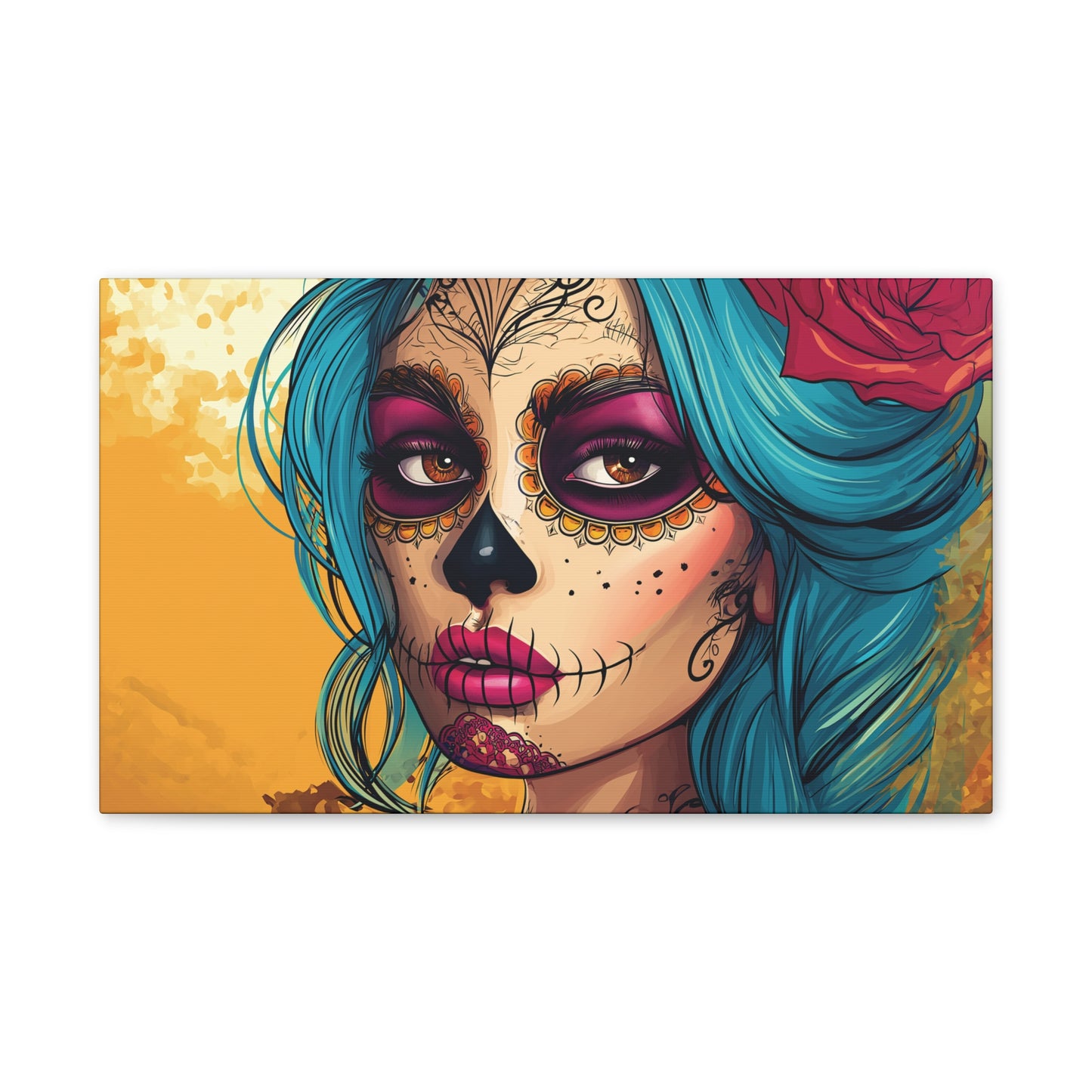 Day of the Dead 16 Canvas Stretched, 0.75"