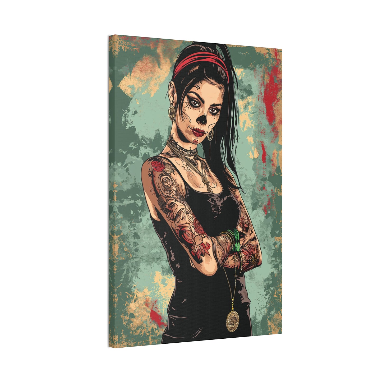 Day of the Dead 2 Canvas Stretched, 0.75"