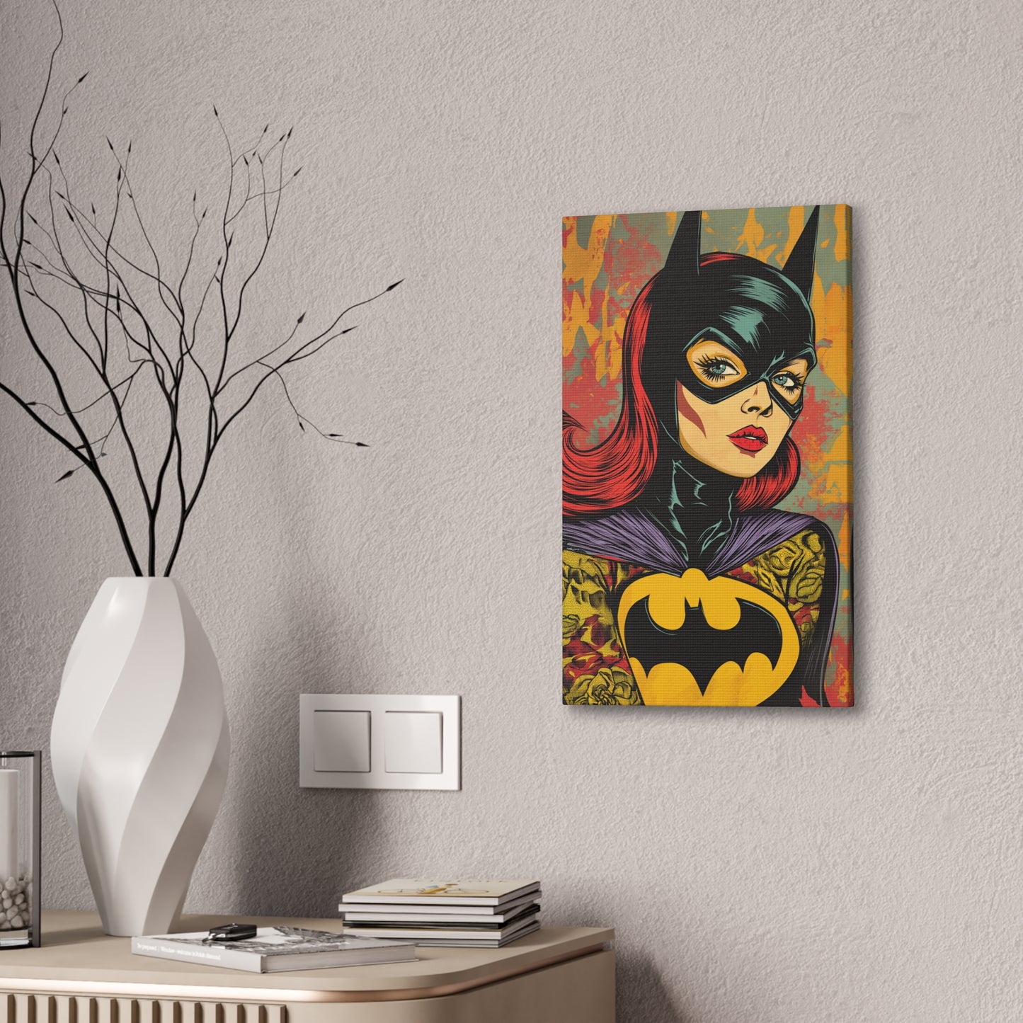 Batgirl 1 Canvas Stretched, 0.75"