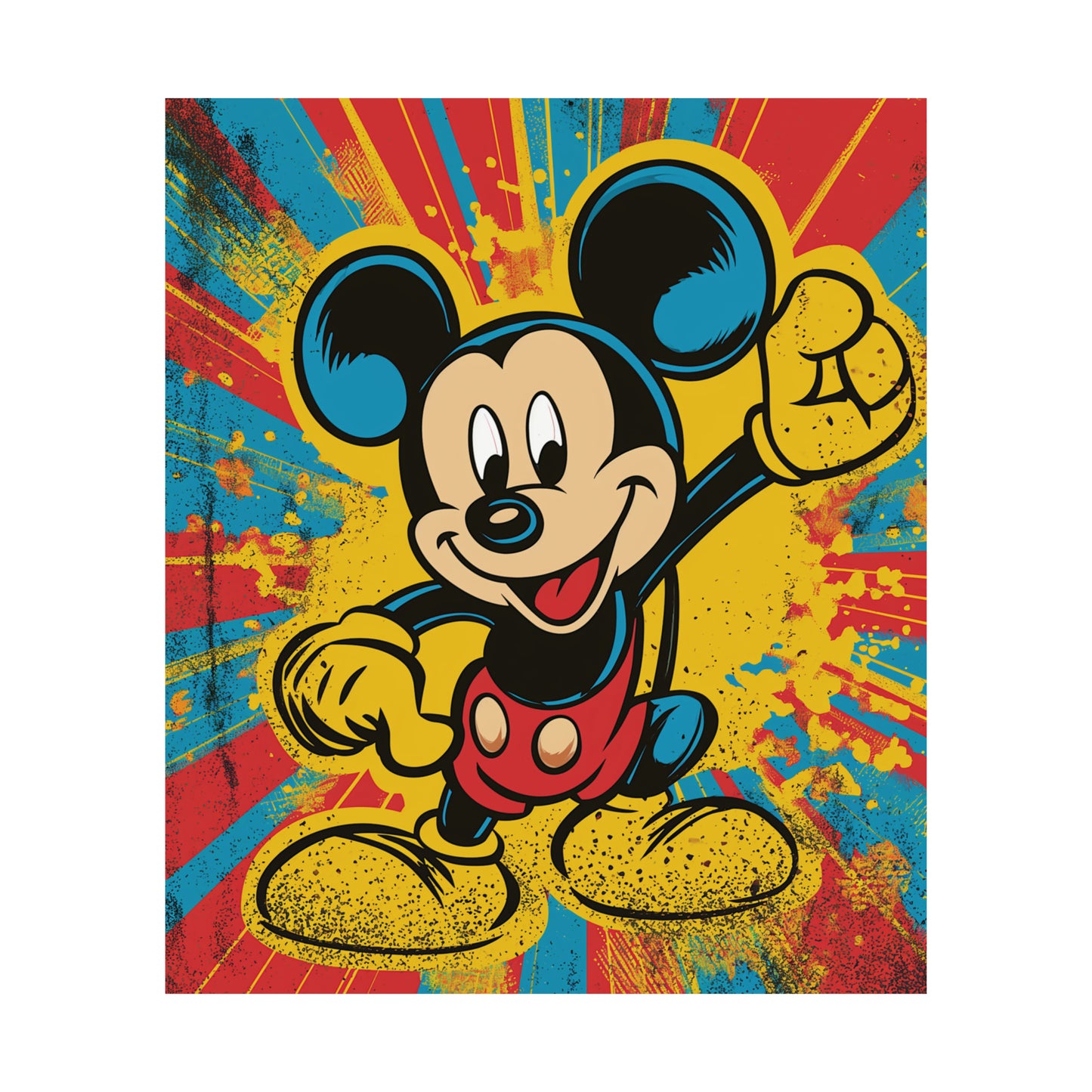 Mick the Mouse 6 Matte Vertical Posters