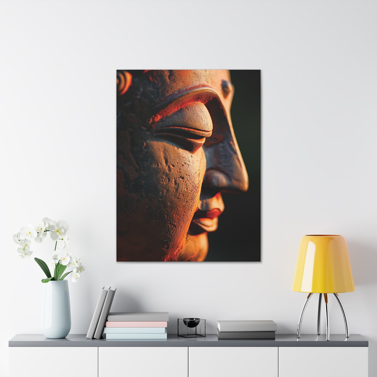 Buddha 23 Canvas Stretched, 0.75"