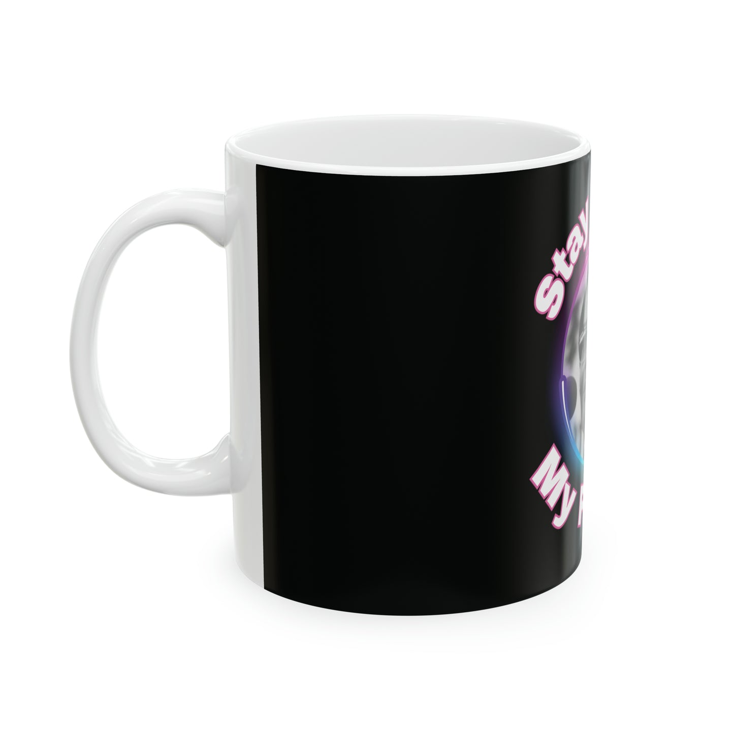 Stay Thirsty Black Ceramic Mug 11oz