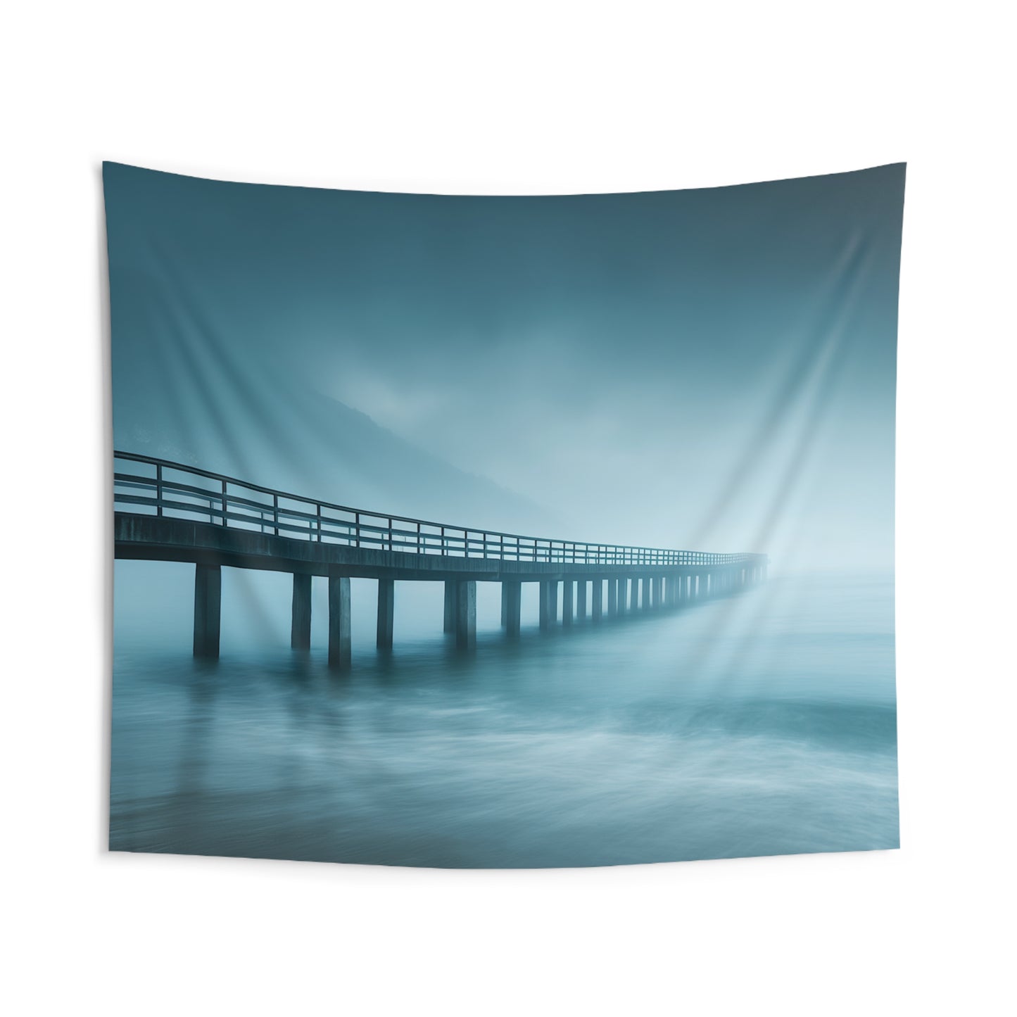 Misty Pier 1 Indoor Wall Tapestries