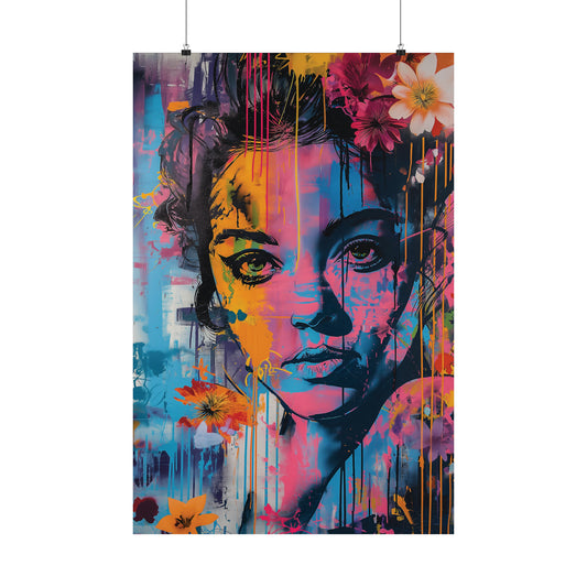 Girl 4 Matte Vertical Posters