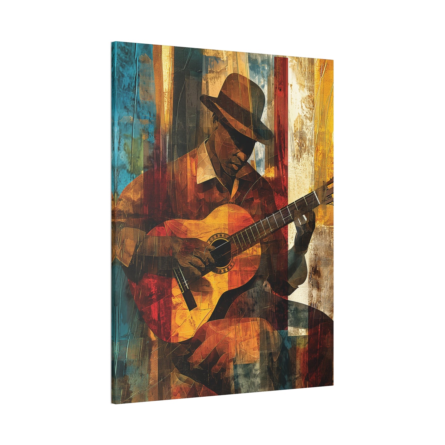 Guitar 1 Canvas Stretched, 0.75"