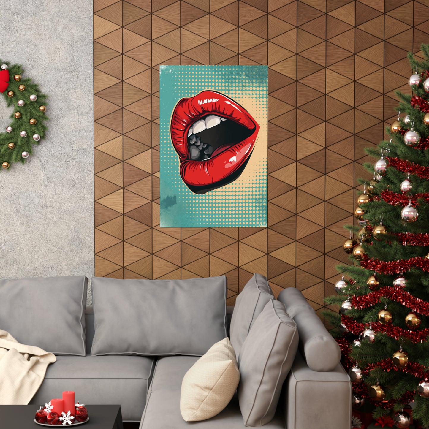 Lips 2 Matte Vertical Posters