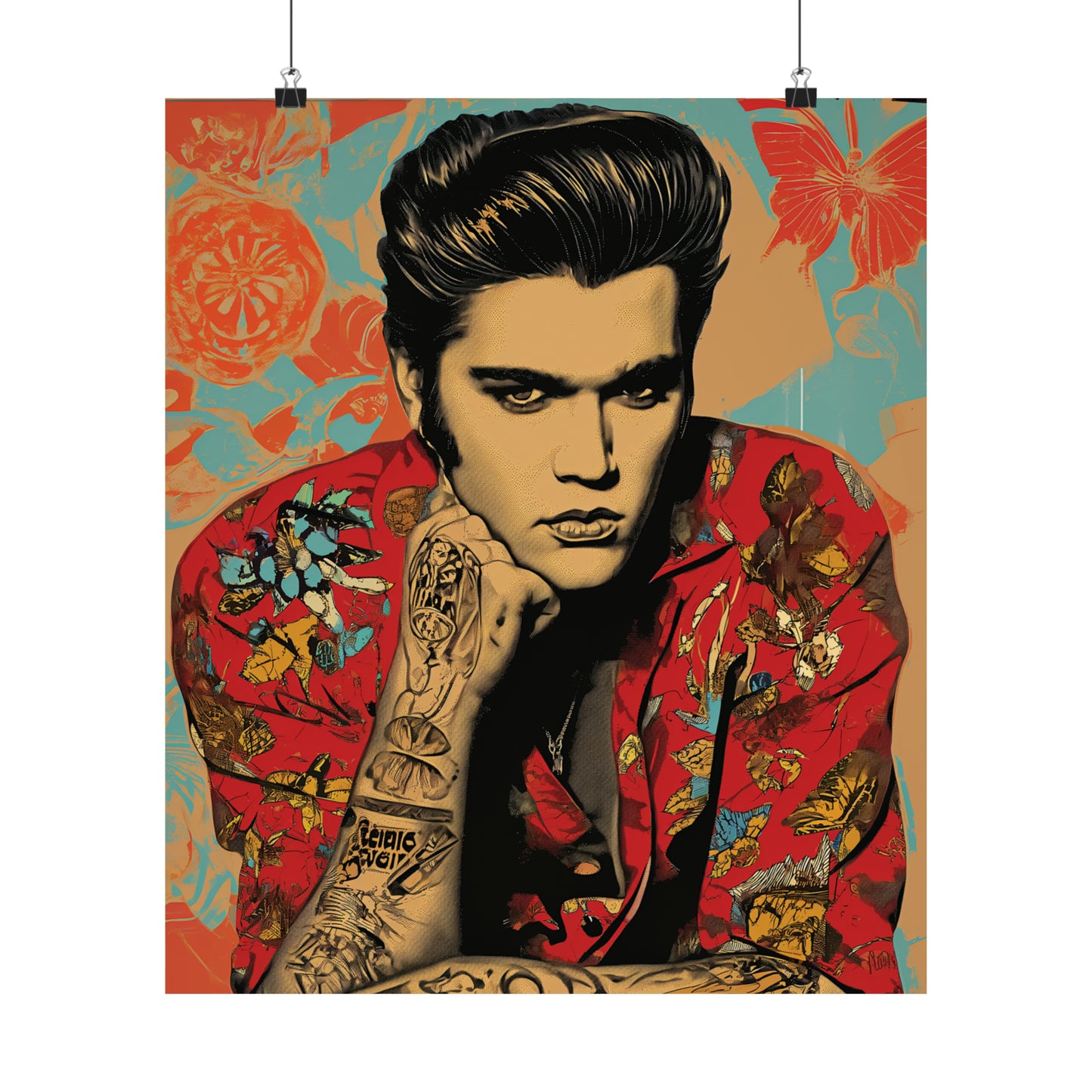 Elvis 2 Matte Vertical Posters