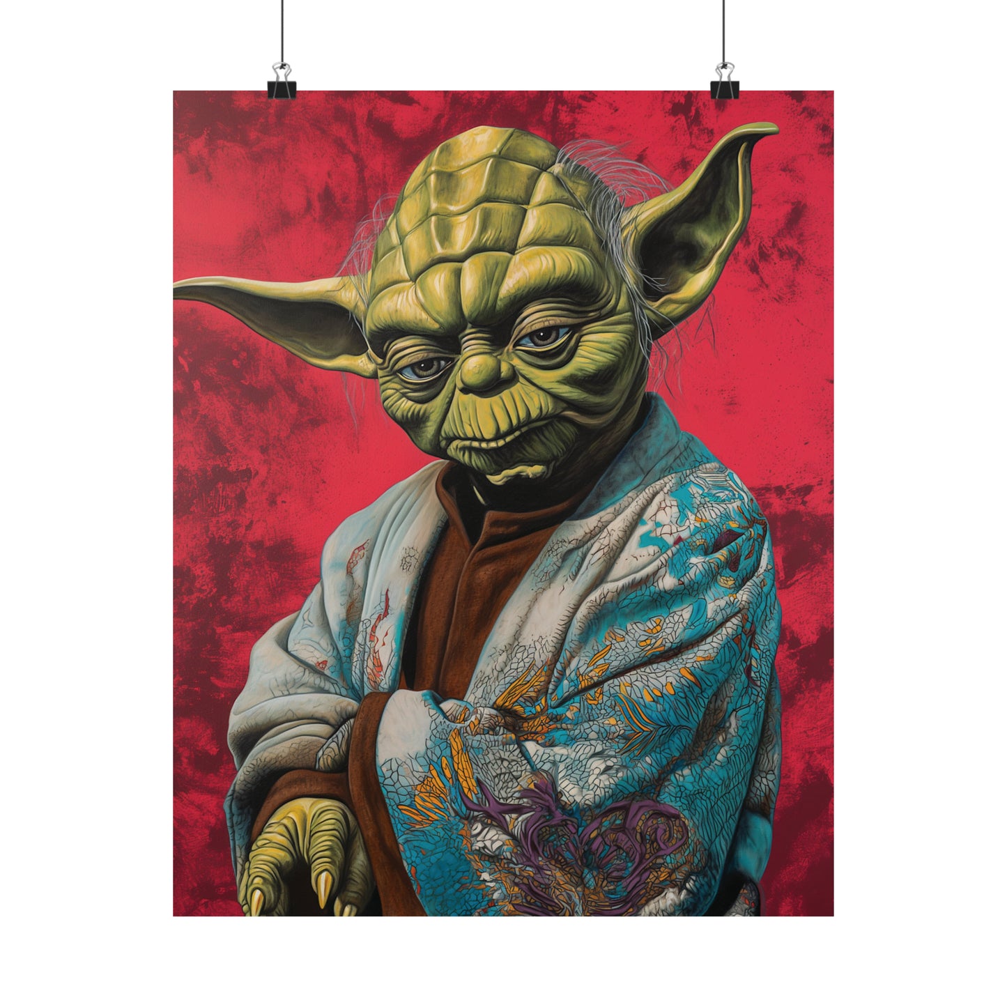 Yoda 2 Matte Vertical Posters