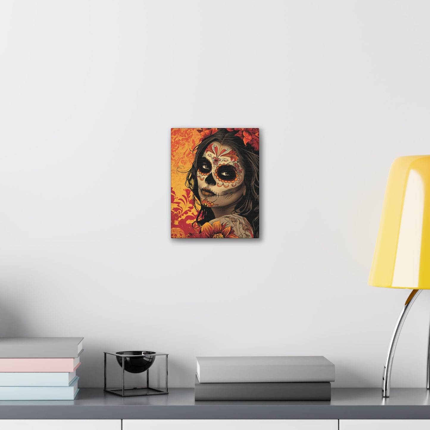 Day of the Dead 9 Canvas Stretched, 0.75"