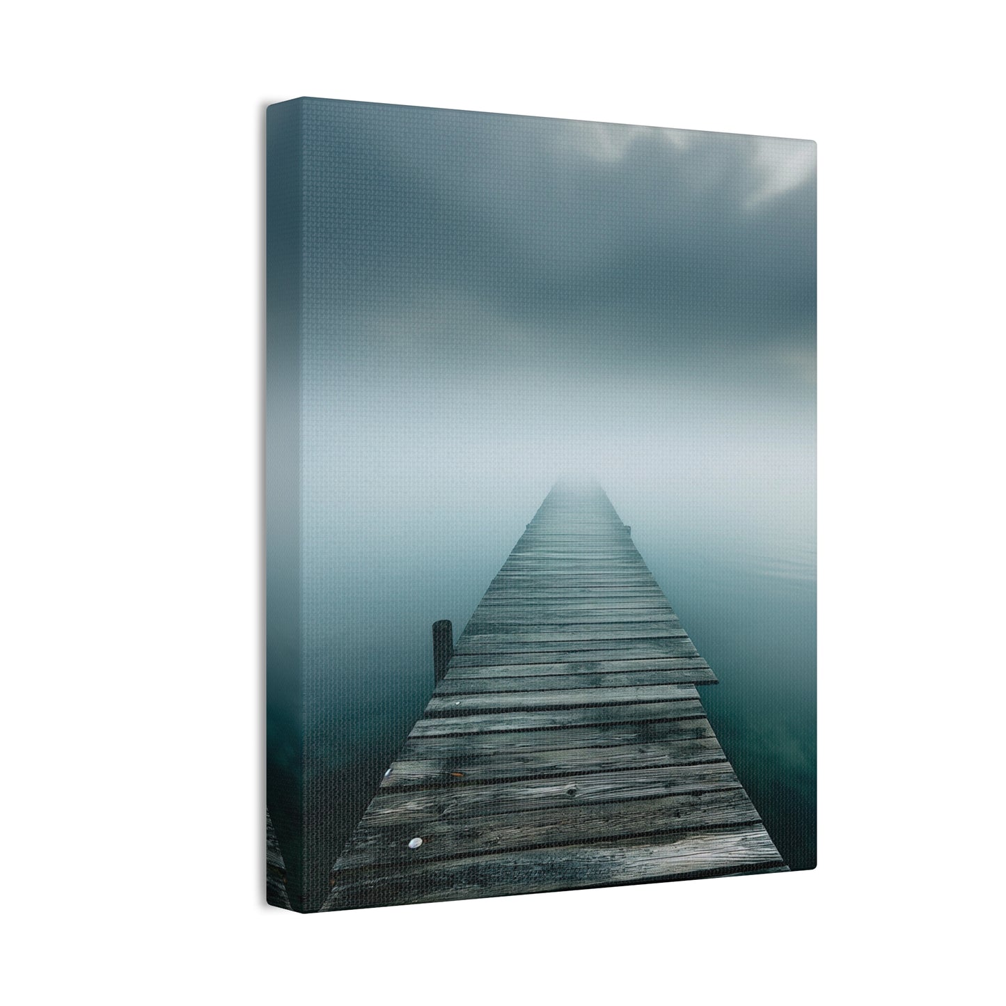 Misty Pier 1 Canvas Stretched, 0.75"