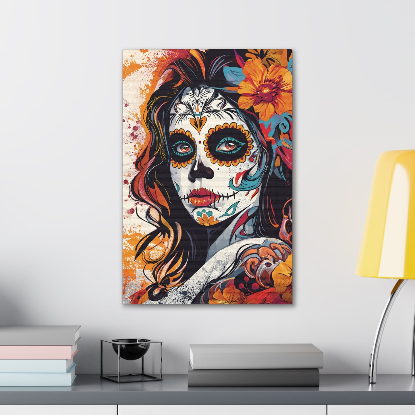 Day of the Dead 8 Canvas Stretched, 0.75"