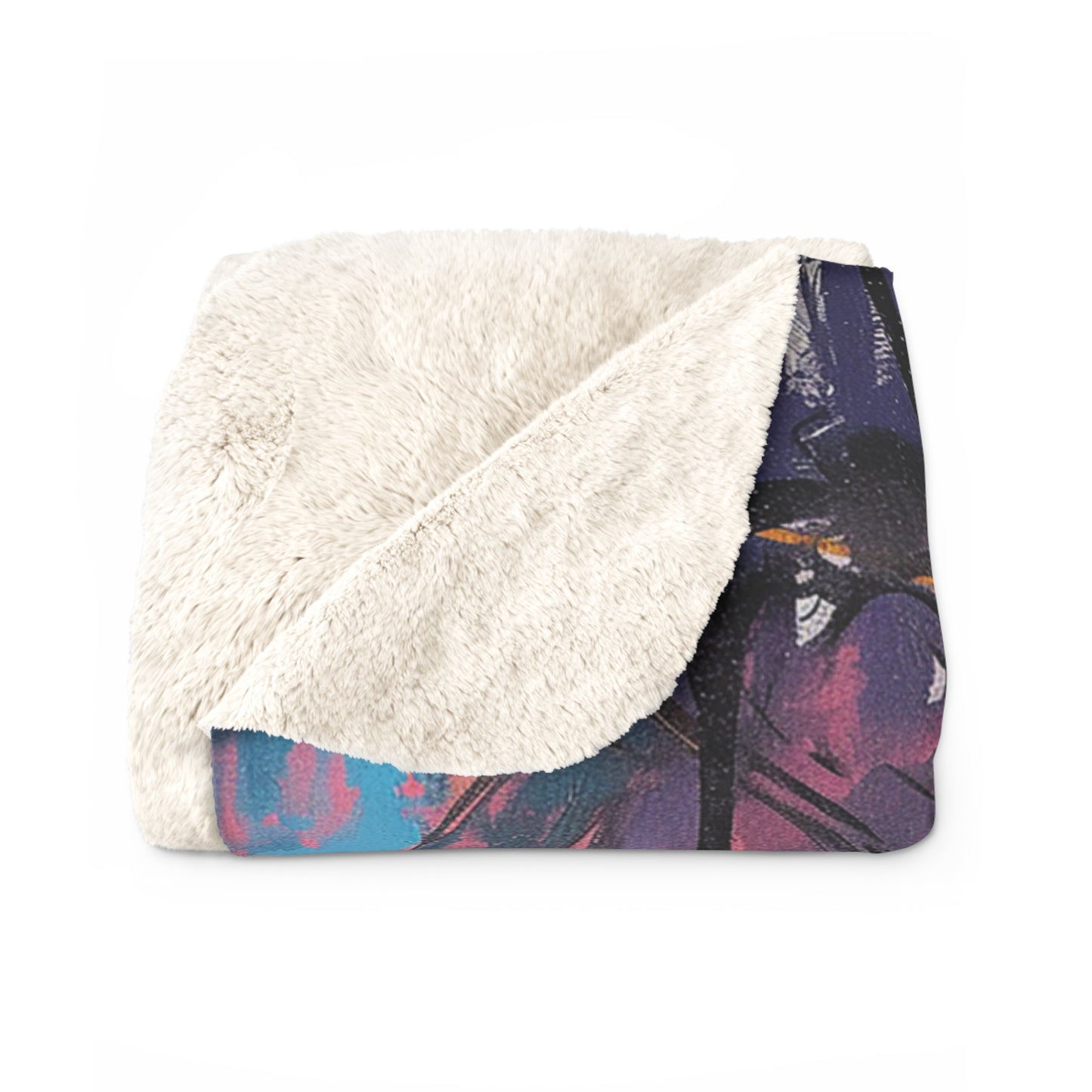 Ultra Girl Sherpa Fleece Blanket