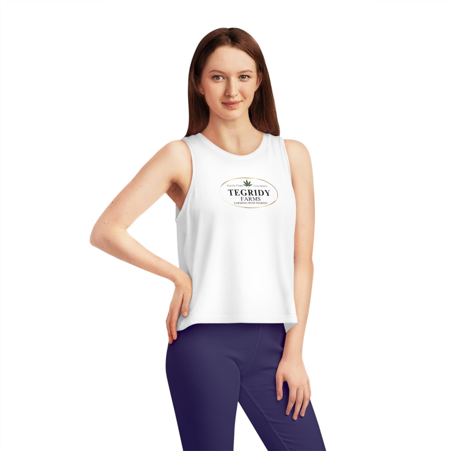 Tegridy South Park Women's Dancer Cropped Tank Top