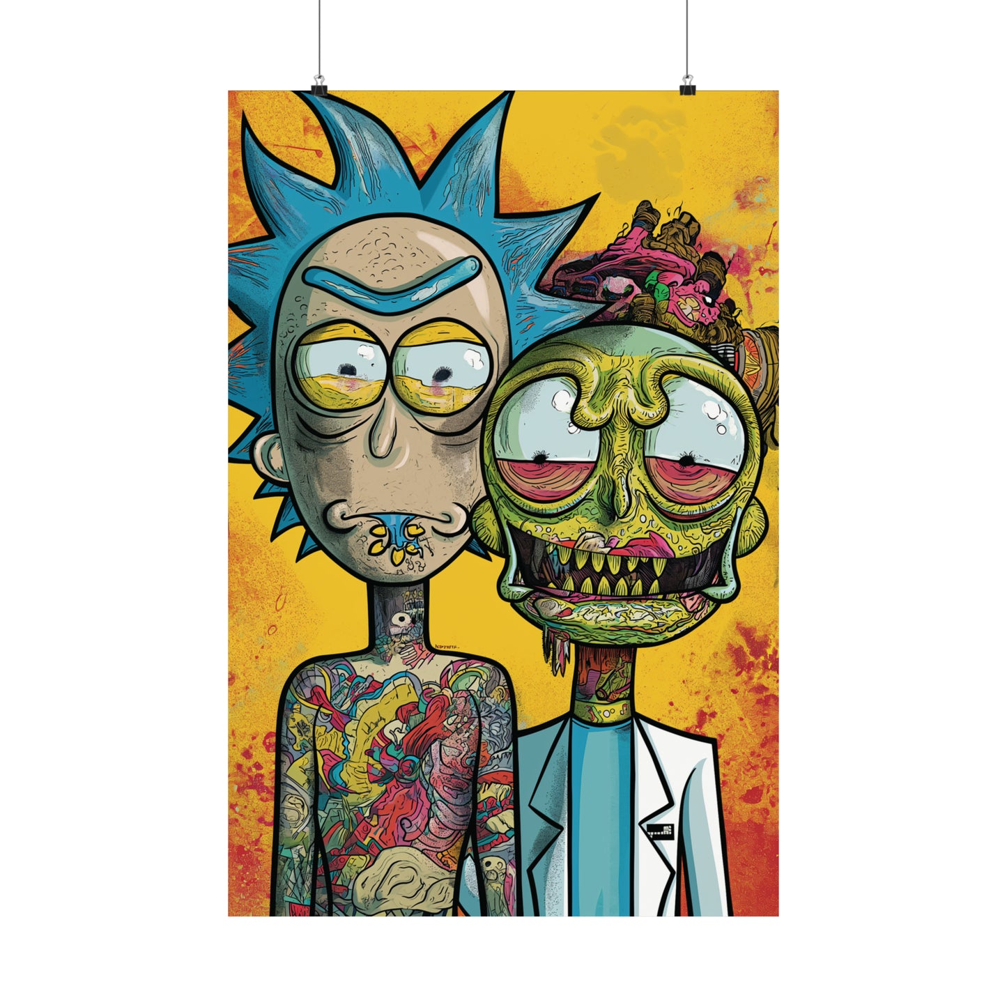 Rick 4 Matte Vertical Posters