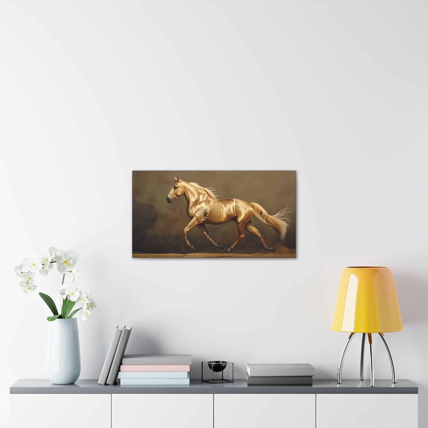 Golden Horse 1 Canvas Stretched, 0.75"