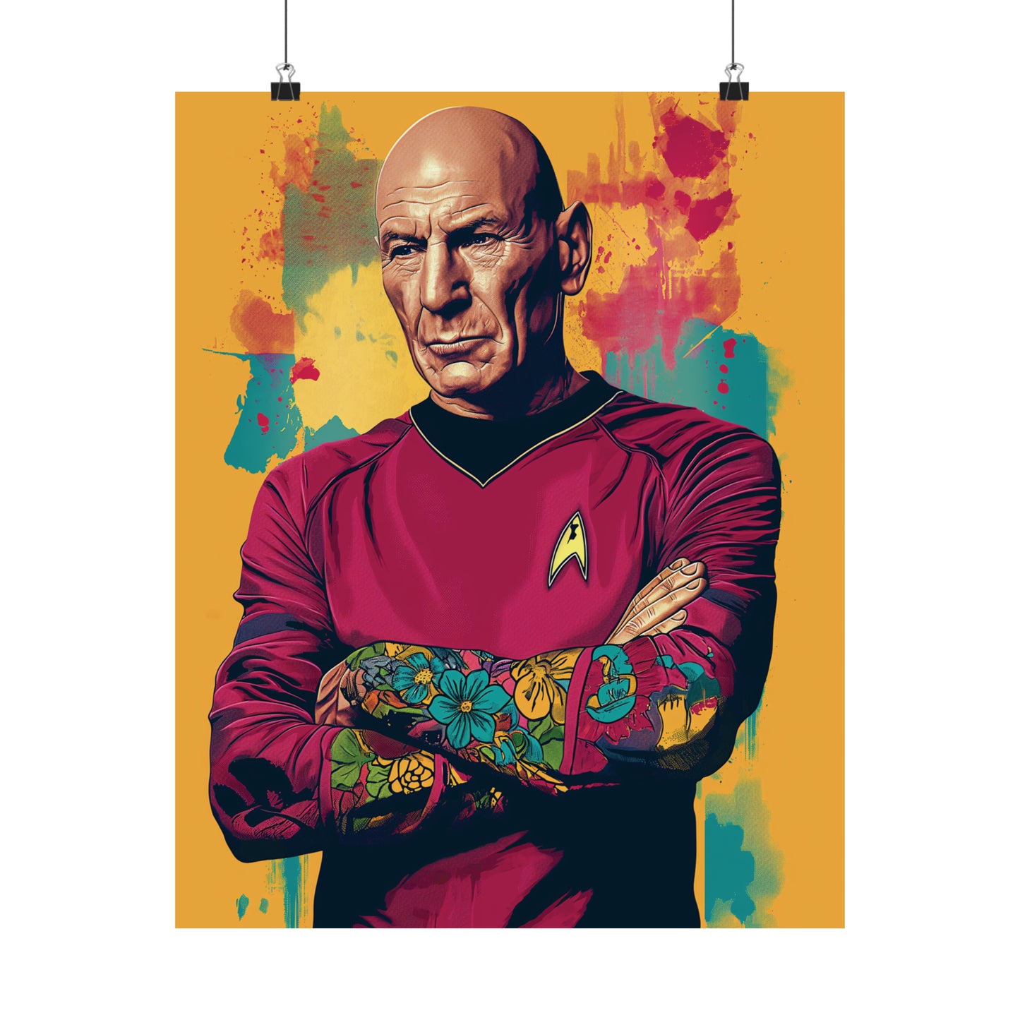 Picard 1 Matte Vertical Posters