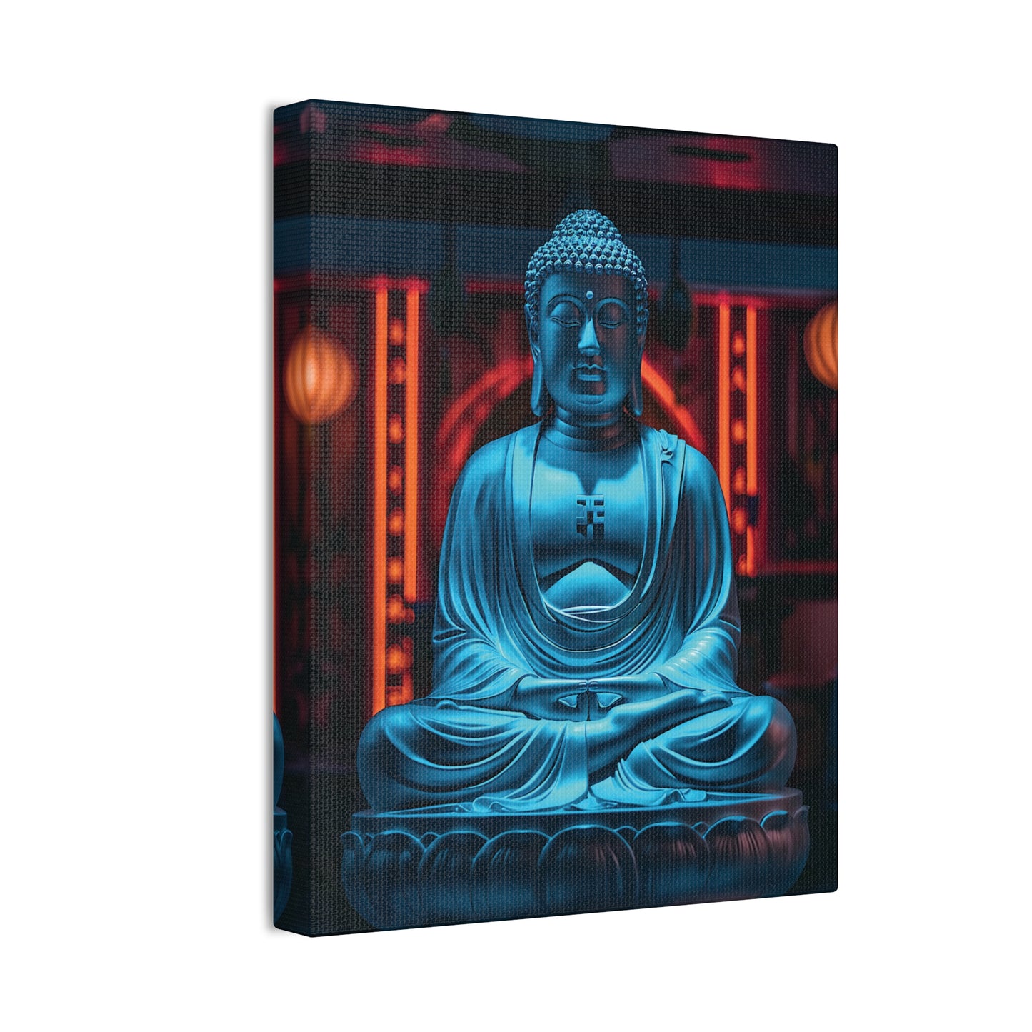 Buddha 18 Canvas Stretched, 0.75"