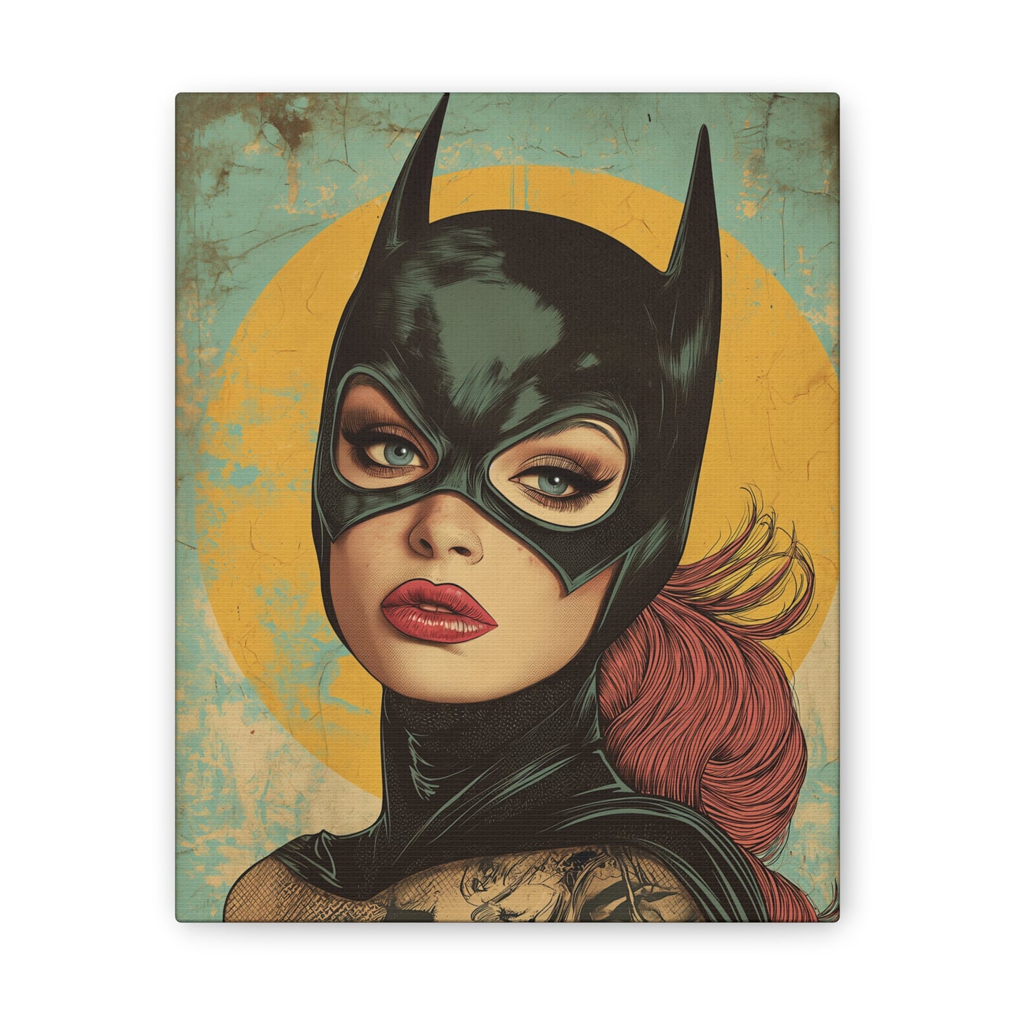 Batgirl 2 Canvas Stretched, 0.75"