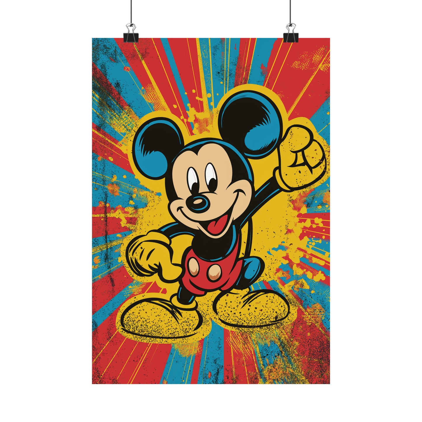 Mick the Mouse 6 Matte Vertical Posters