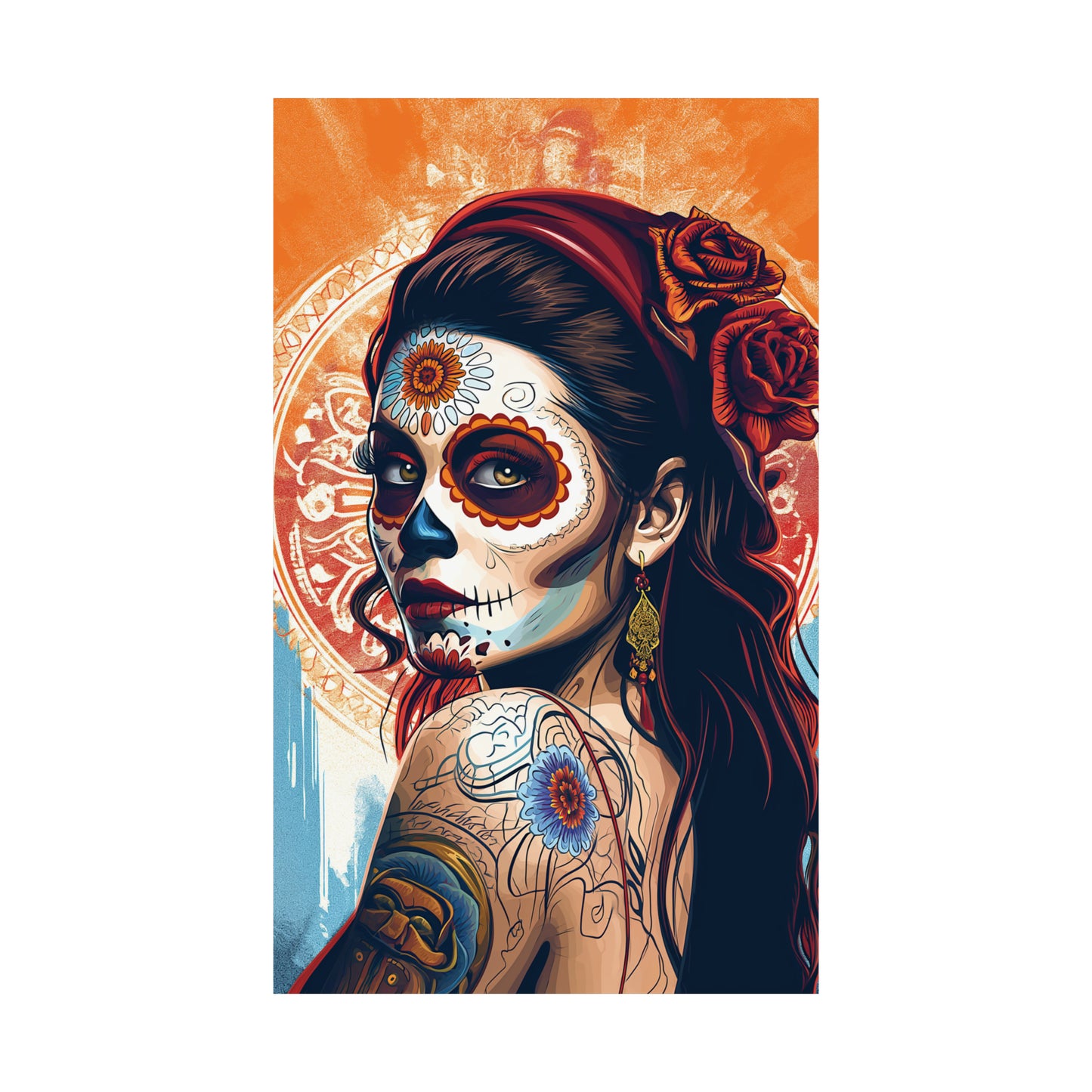 Day of the Dead 7 Matte Vertical Posters