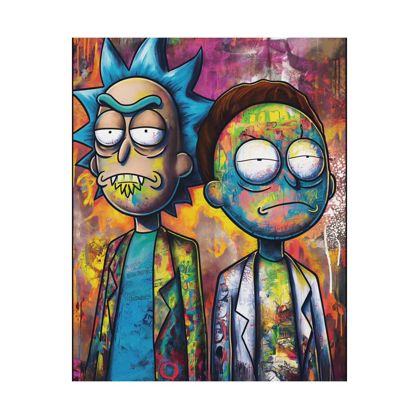 Rick Morty 2 Matte Vertical Posters