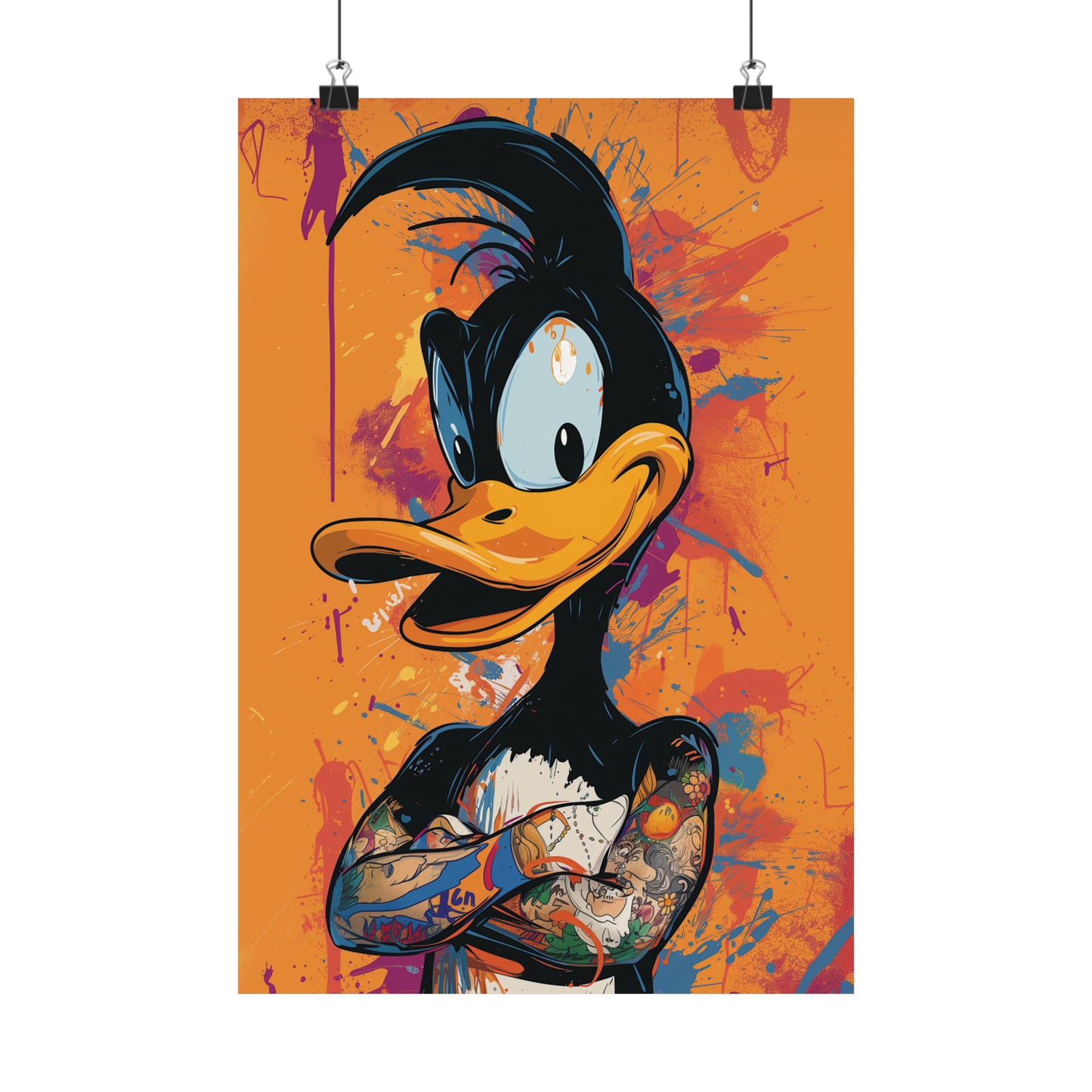 Daft Duck Matte Vertical Posters