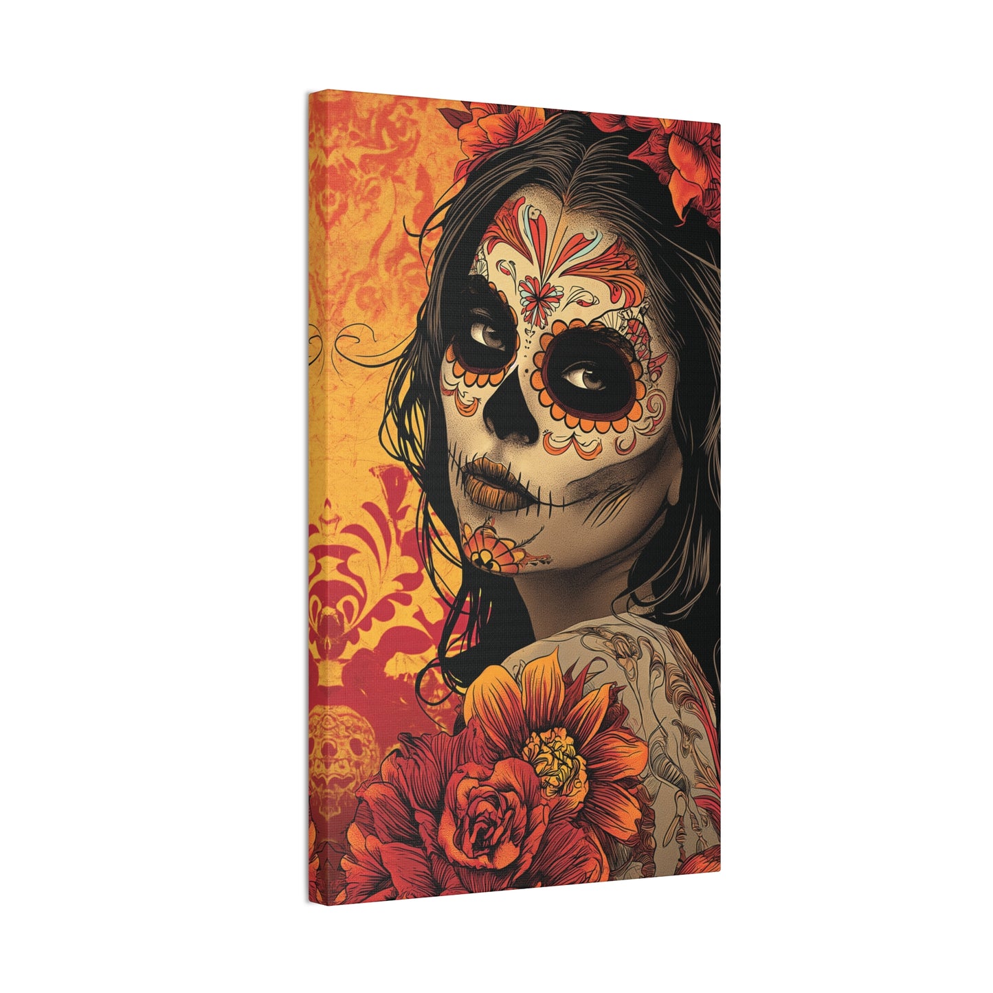 Day of the Dead 9 Canvas Stretched, 0.75"