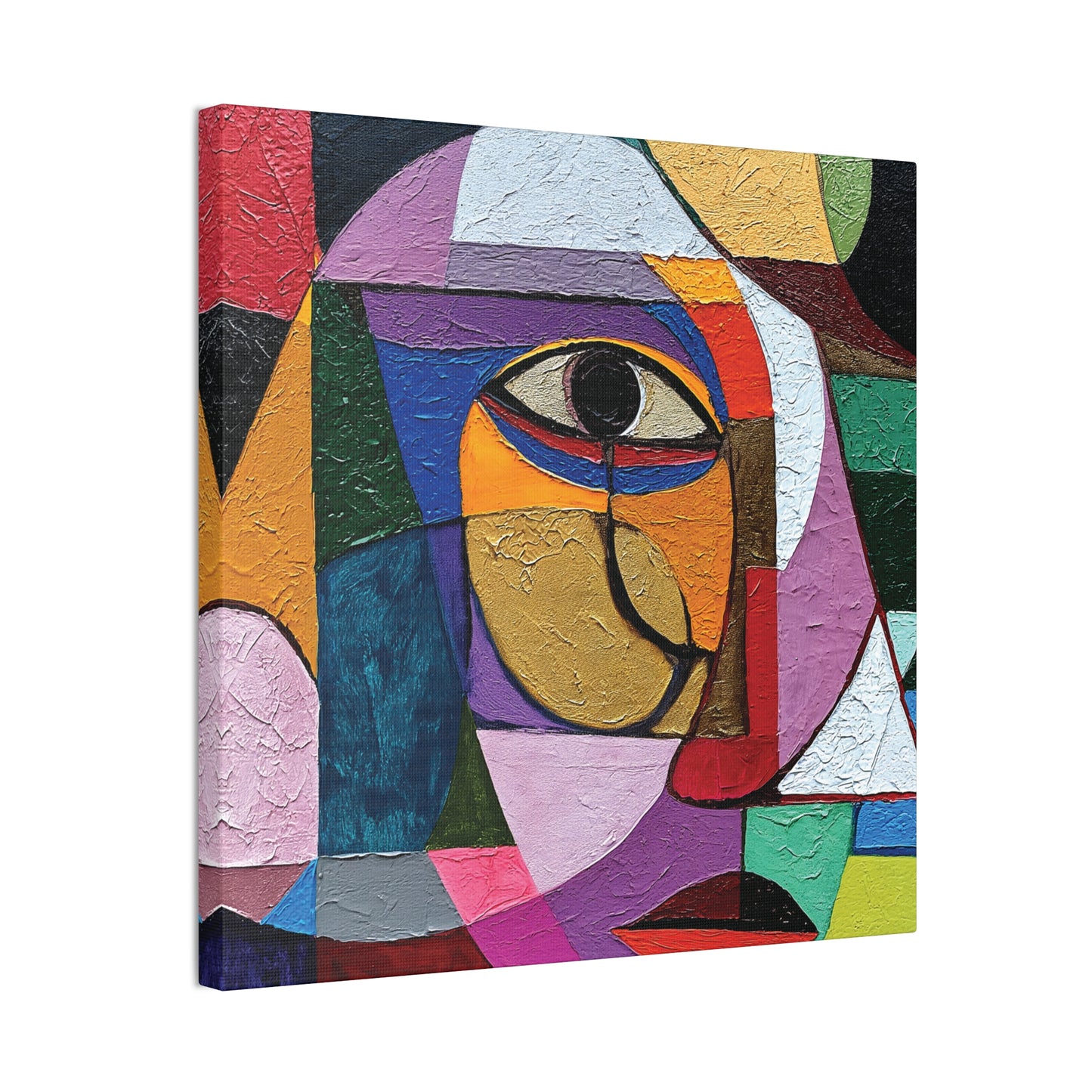 Peter Casso2 Square Canvas Stretched, 0.75"