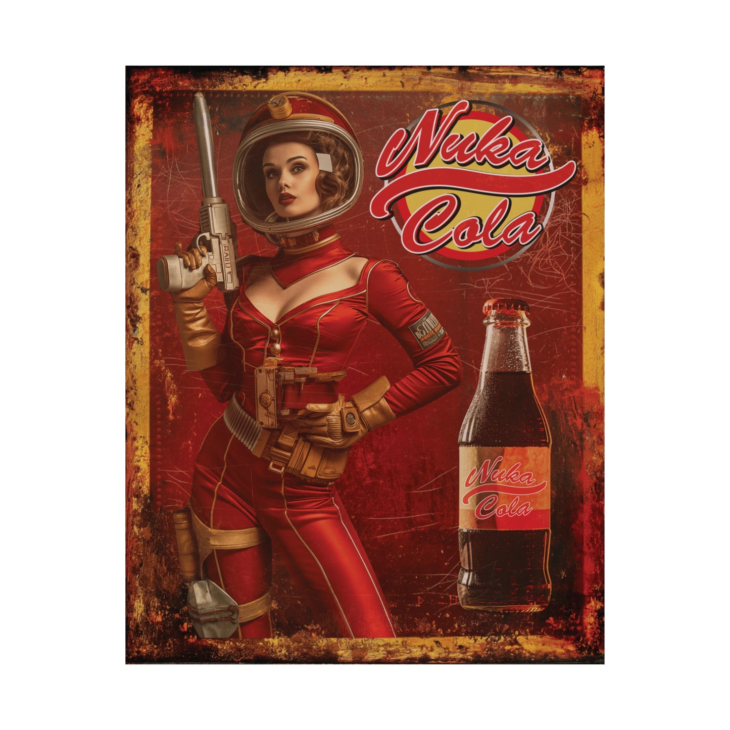 Nuka-Cola Sign Matte Vertical Posters