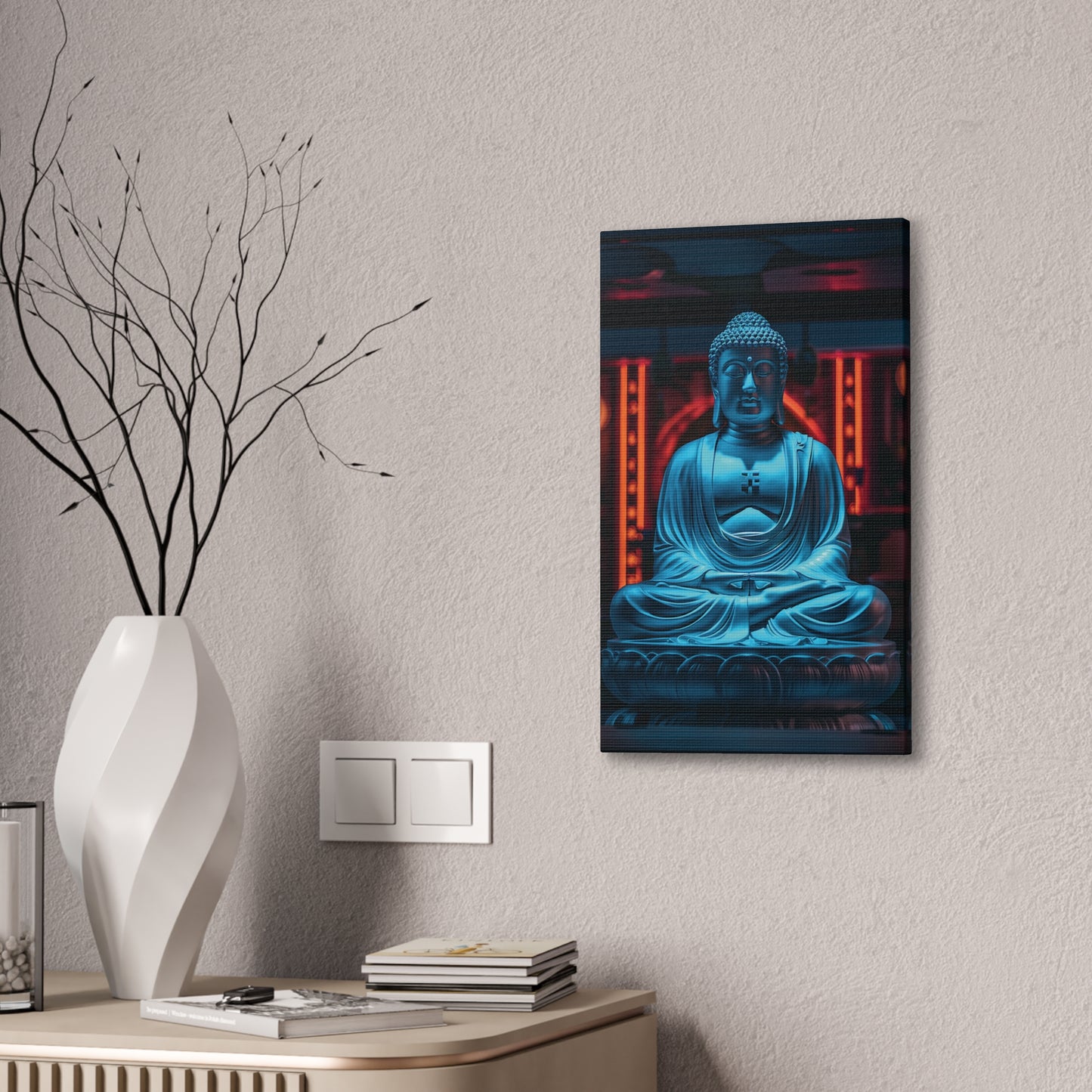 Buddha 18 Canvas Stretched, 0.75"