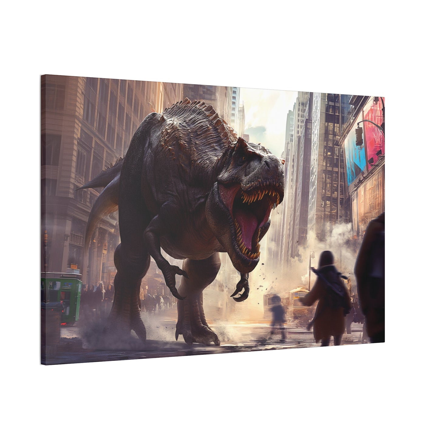 T-Rex Terror 6 Canvas Stretched, 0.75"