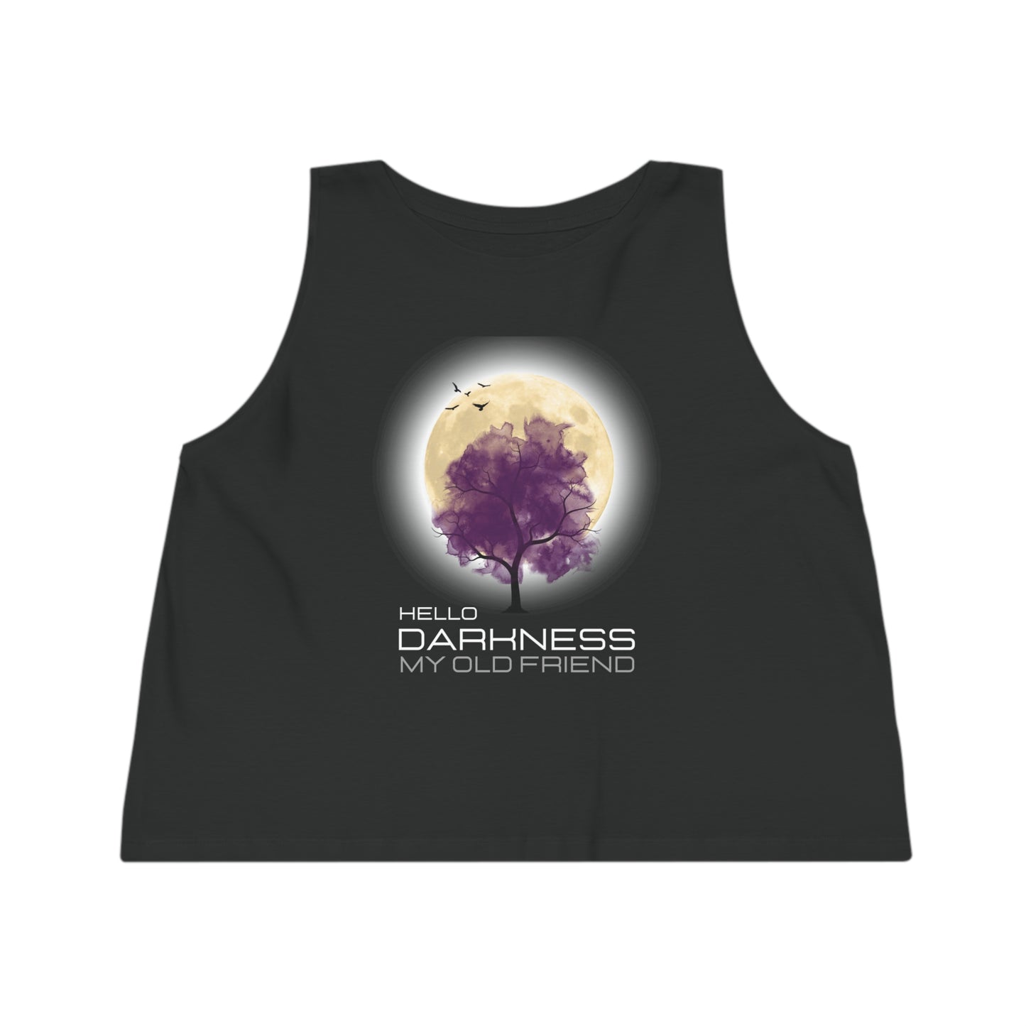 Hello Darkness Women's Dancer Cropped Tank Top