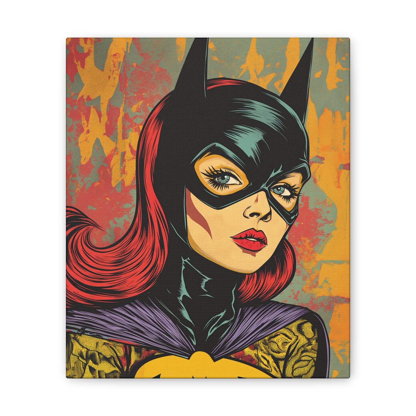 Batgirl 1 Canvas Stretched, 0.75"