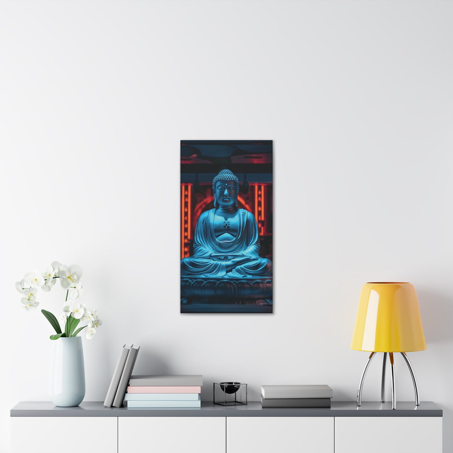 Buddha 18 Canvas Stretched, 0.75"