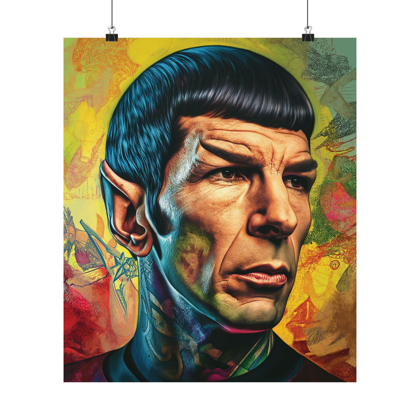 Spock 2 Matte Vertical Posters