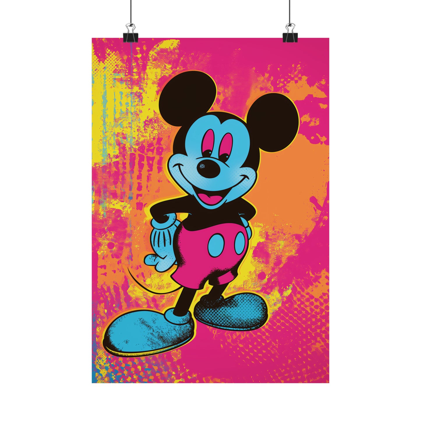 Mick the Mouse 3 Matte Vertical Posters