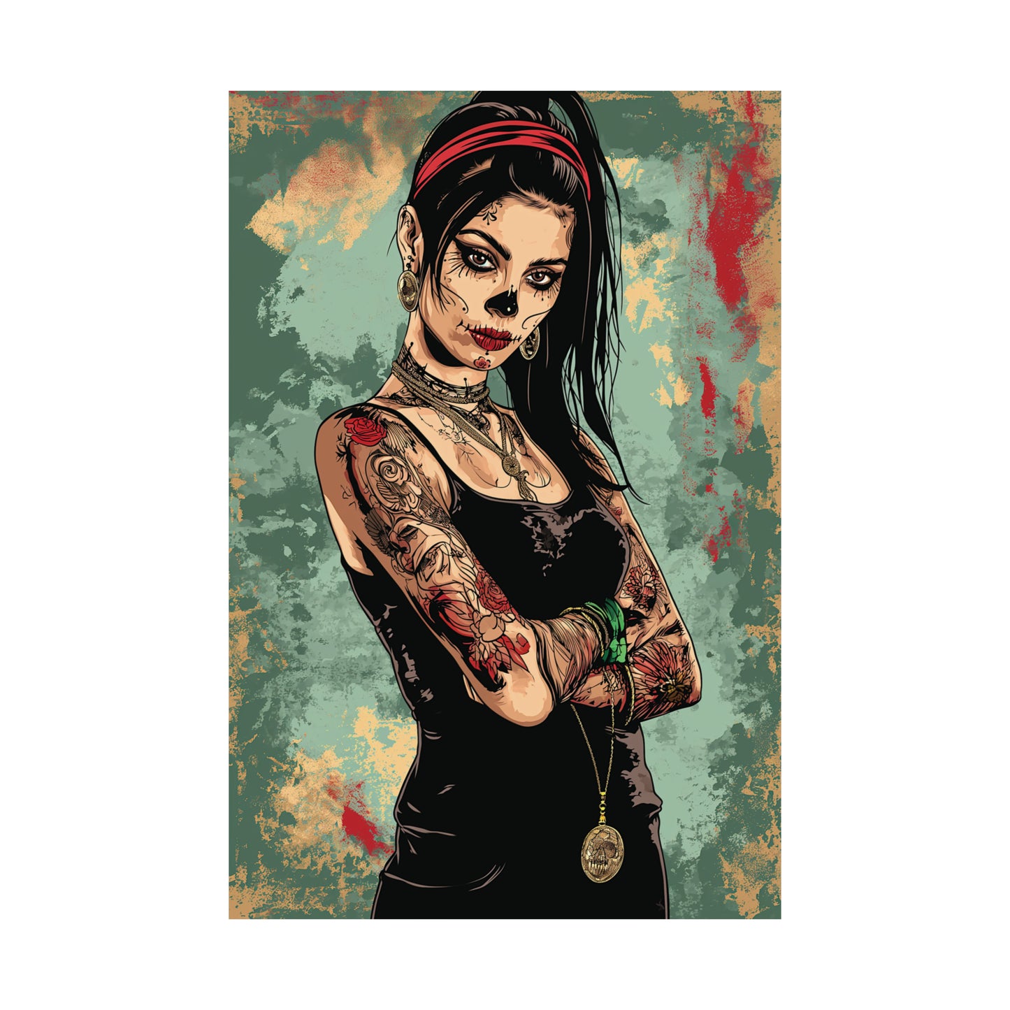 Day of the Dead 2 Matte Vertical Posters