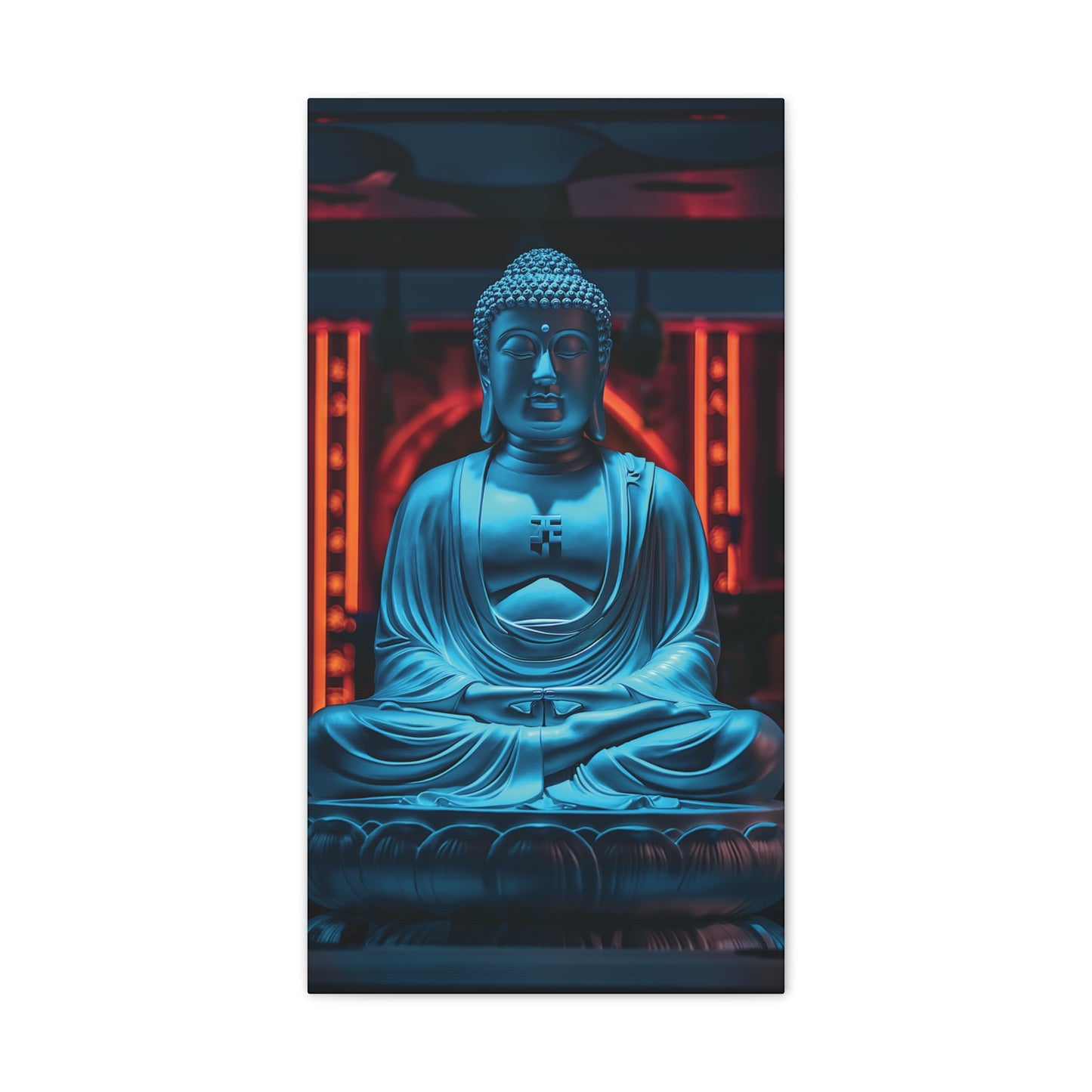 Buddha 18 Canvas Stretched, 0.75"