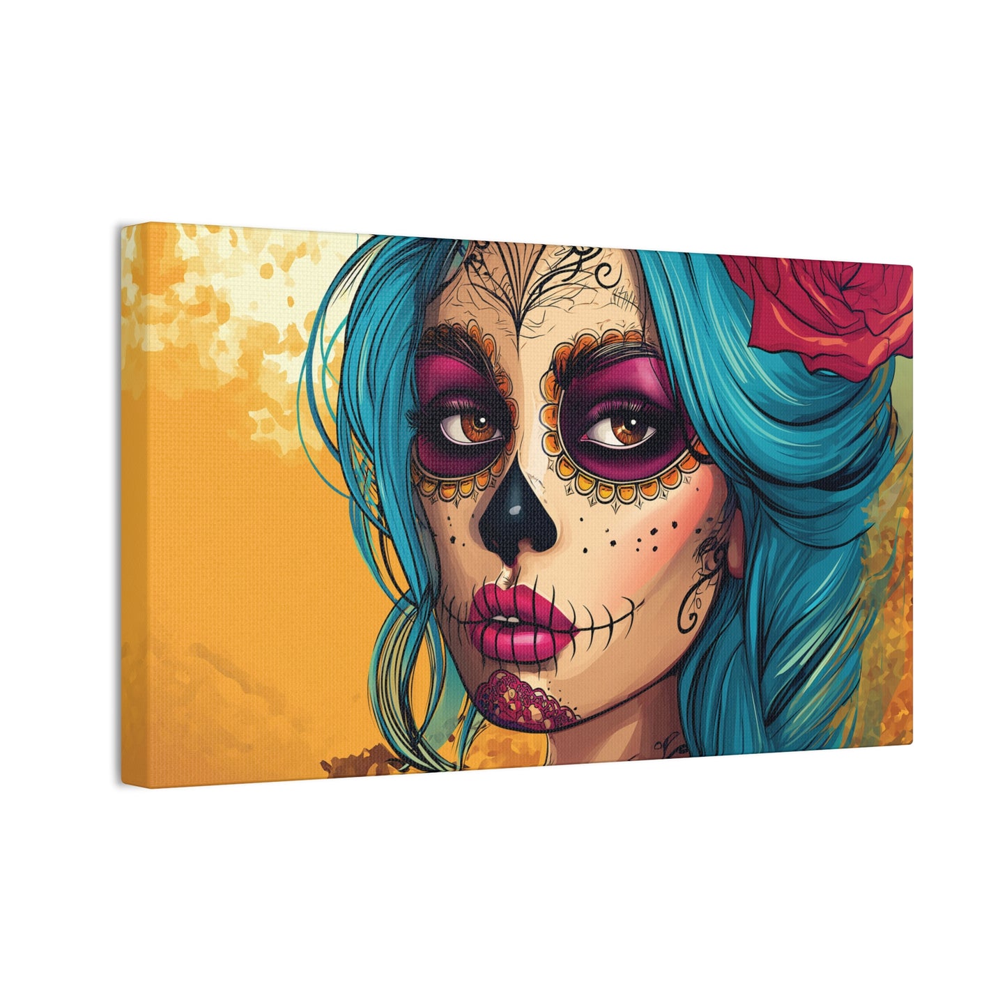 Day of the Dead 16 Canvas Stretched, 0.75"