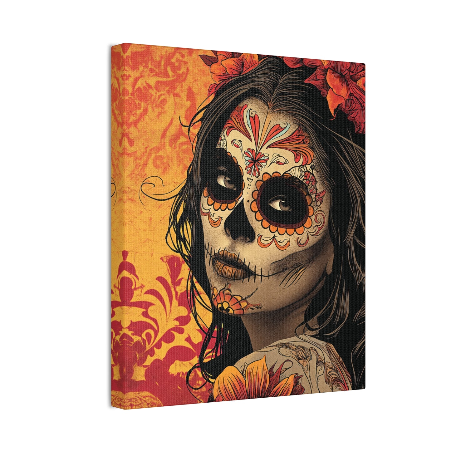 Day of the Dead 9 Canvas Stretched, 0.75"