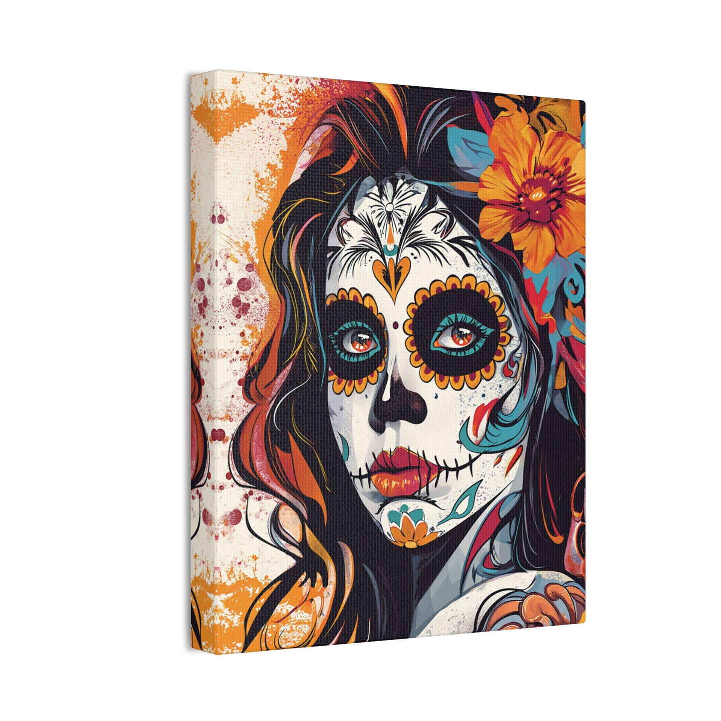 Day of the Dead 8 Canvas Stretched, 0.75"