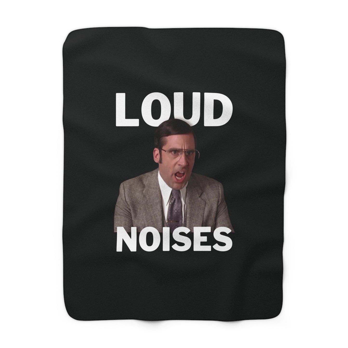 Loud Noises Sherpa Fleece Blanket