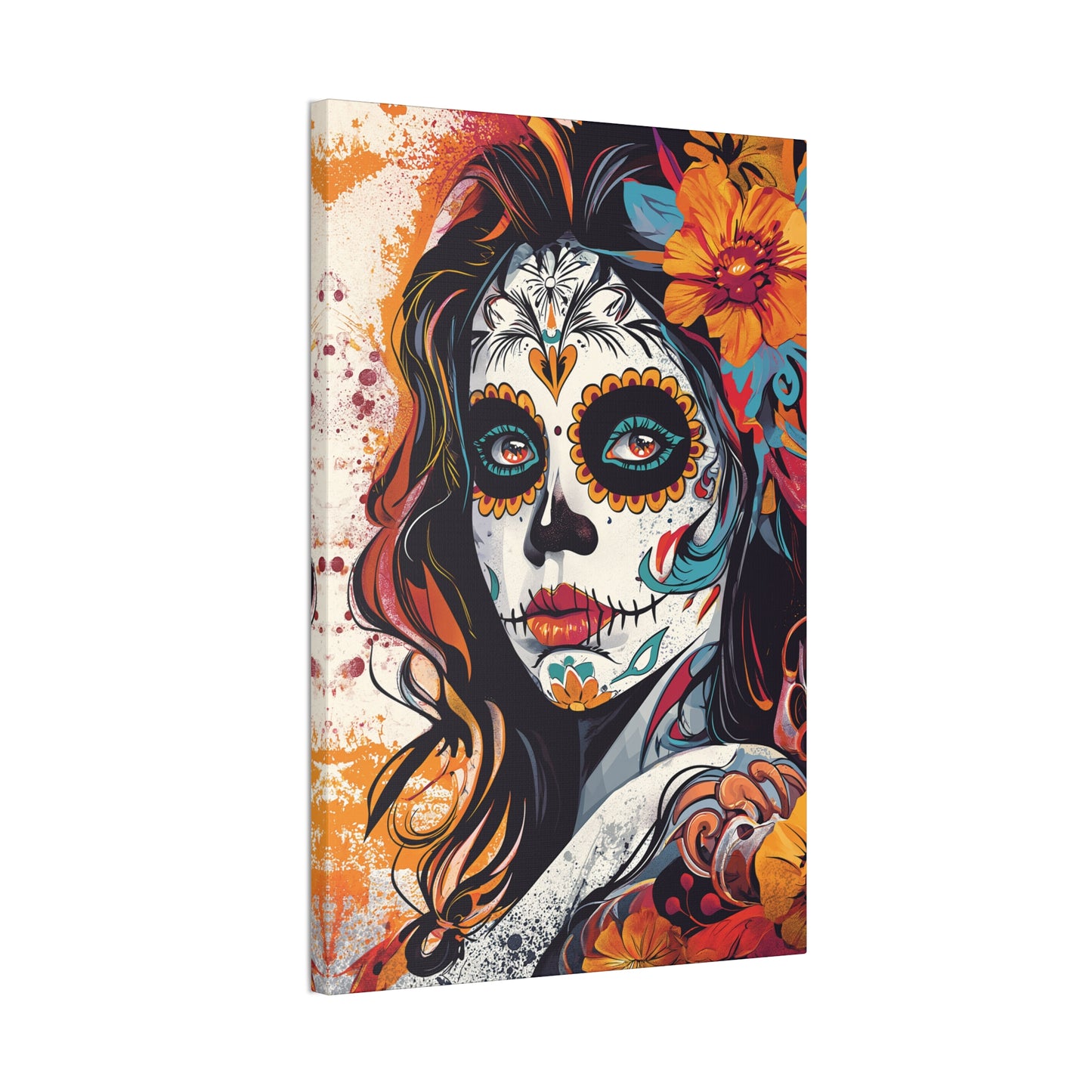 Day of the Dead 8 Canvas Stretched, 0.75"