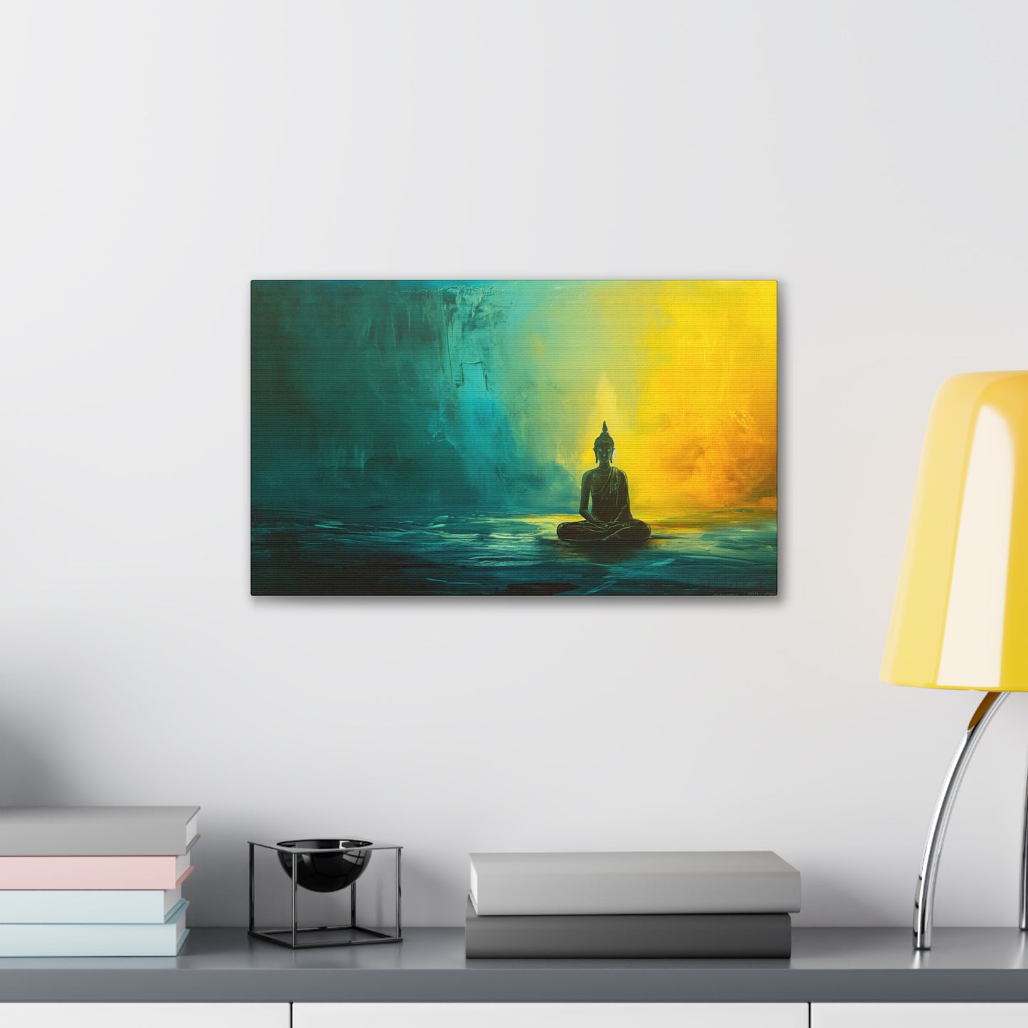 Buddha Painting Print 1 Canvas Stretched, 0.75"